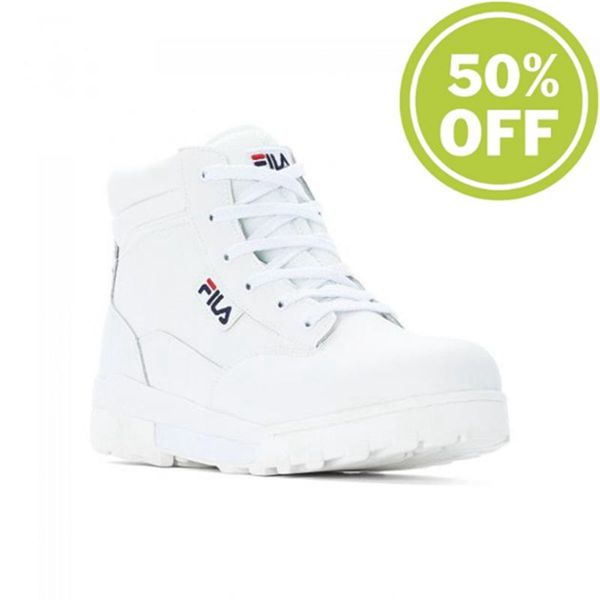 Botas Fila Hombre Blancas - Grunge L Mid - España 024893HNG